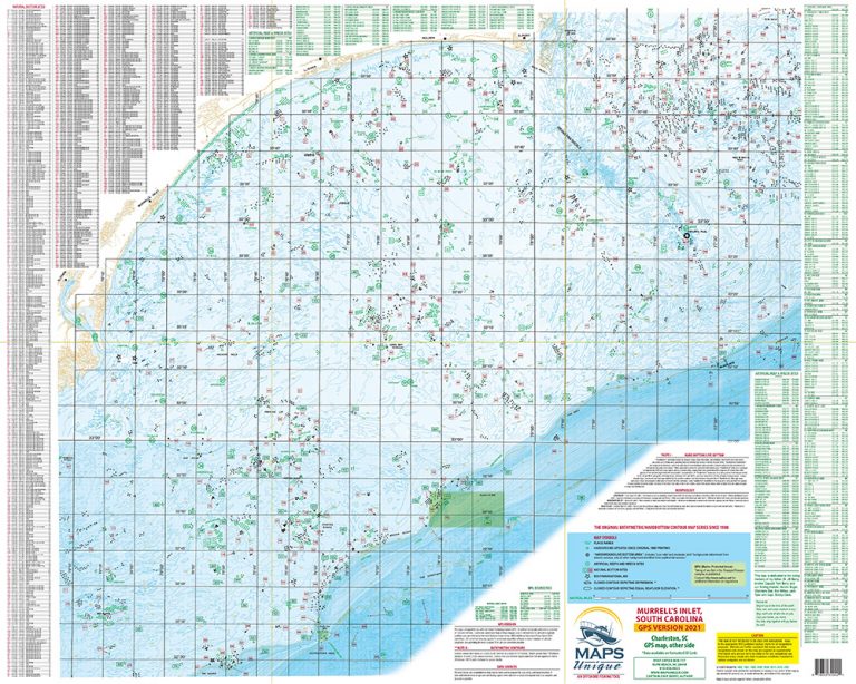 Murrells Inlet Fishing Maps New 2021 Version Maps Unique